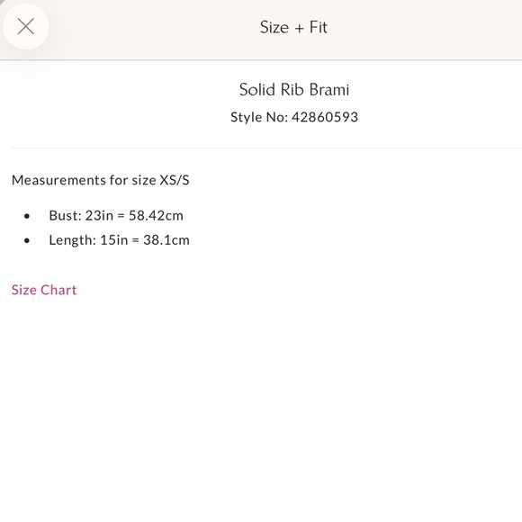 NWOT Free People XS/S Intimately Ribbed Brami in Pink Wash New Bra Cami - Picture 4 of 5